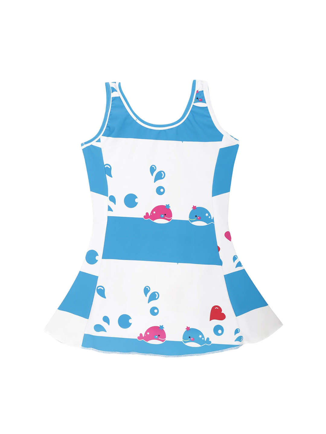 TAG 7 Girls Graphic Printed Swimming Dress