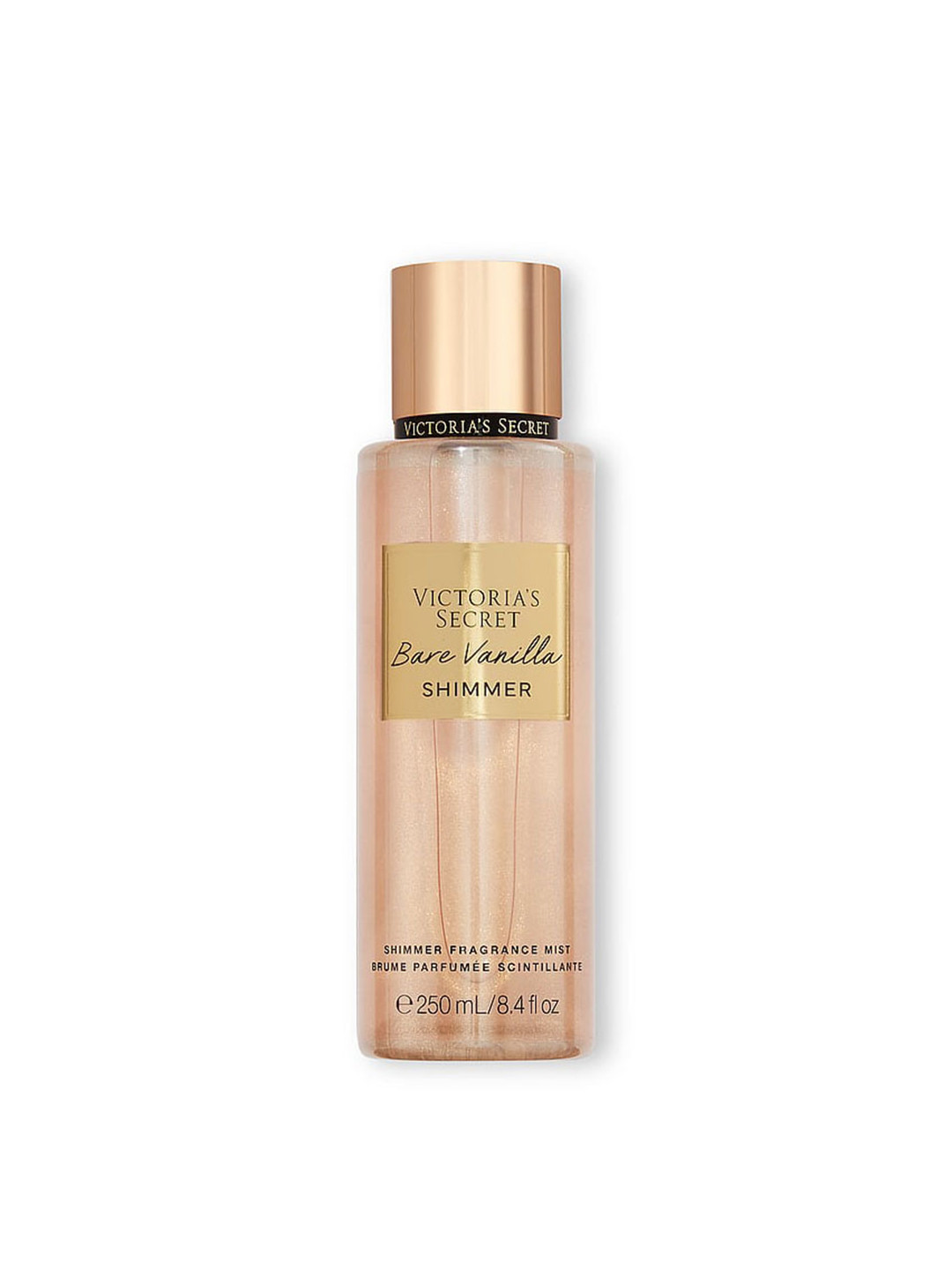 Victoria's Secret Women Bare Vanilla Shimmer Body Mist - 250 ml