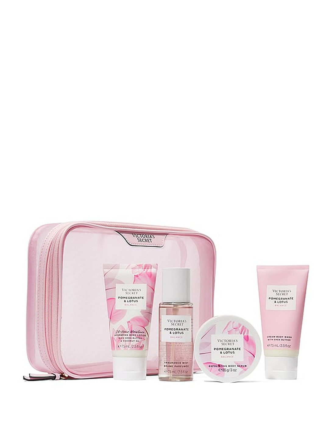 Victoria's Secret Women Pomegranate Lotus Natural Beauty Calm Starter Kit