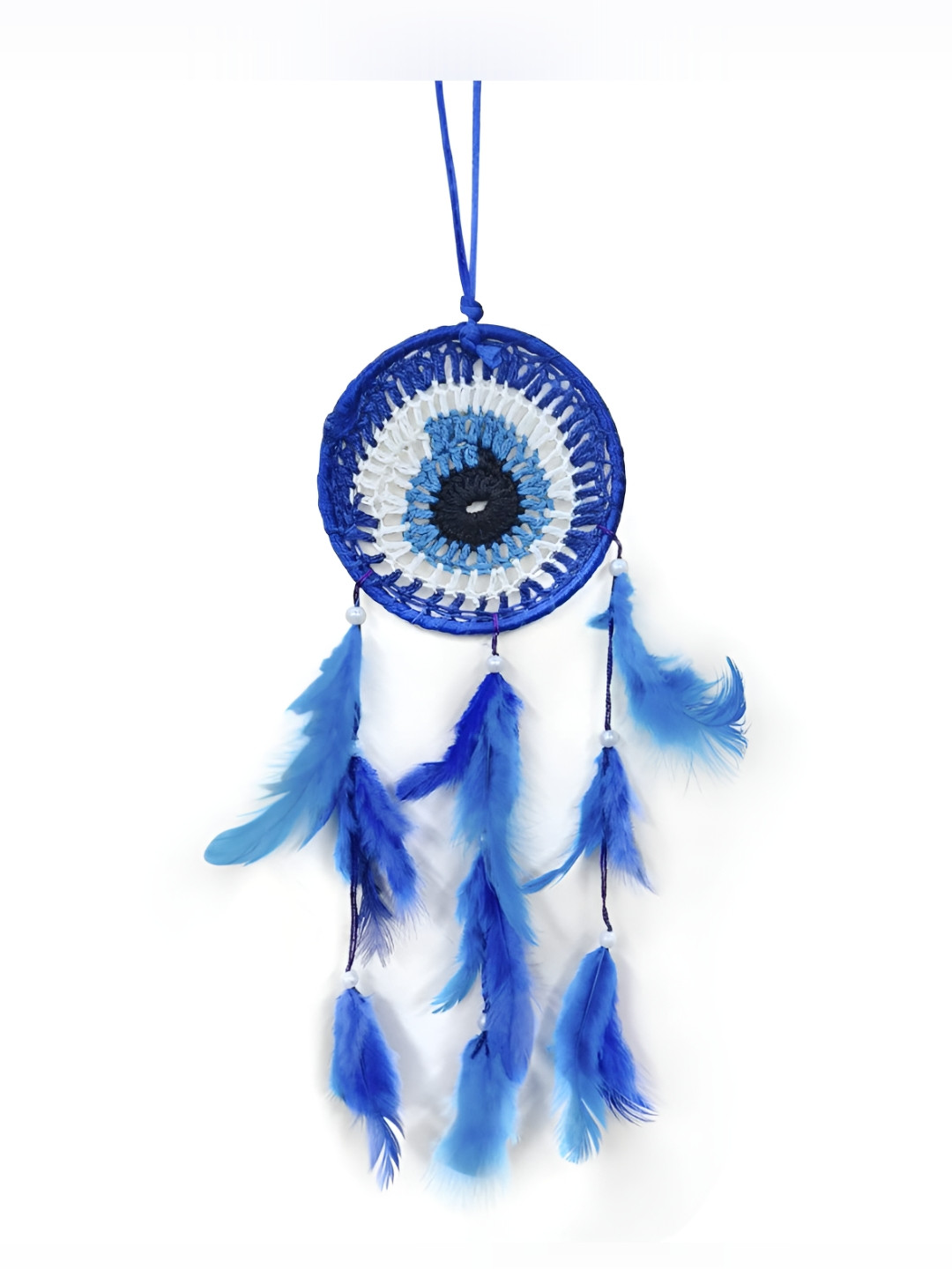 Shubhanjali Evil Eye Metal Tasselled Hanging Bedroom Dream Catcher-3In