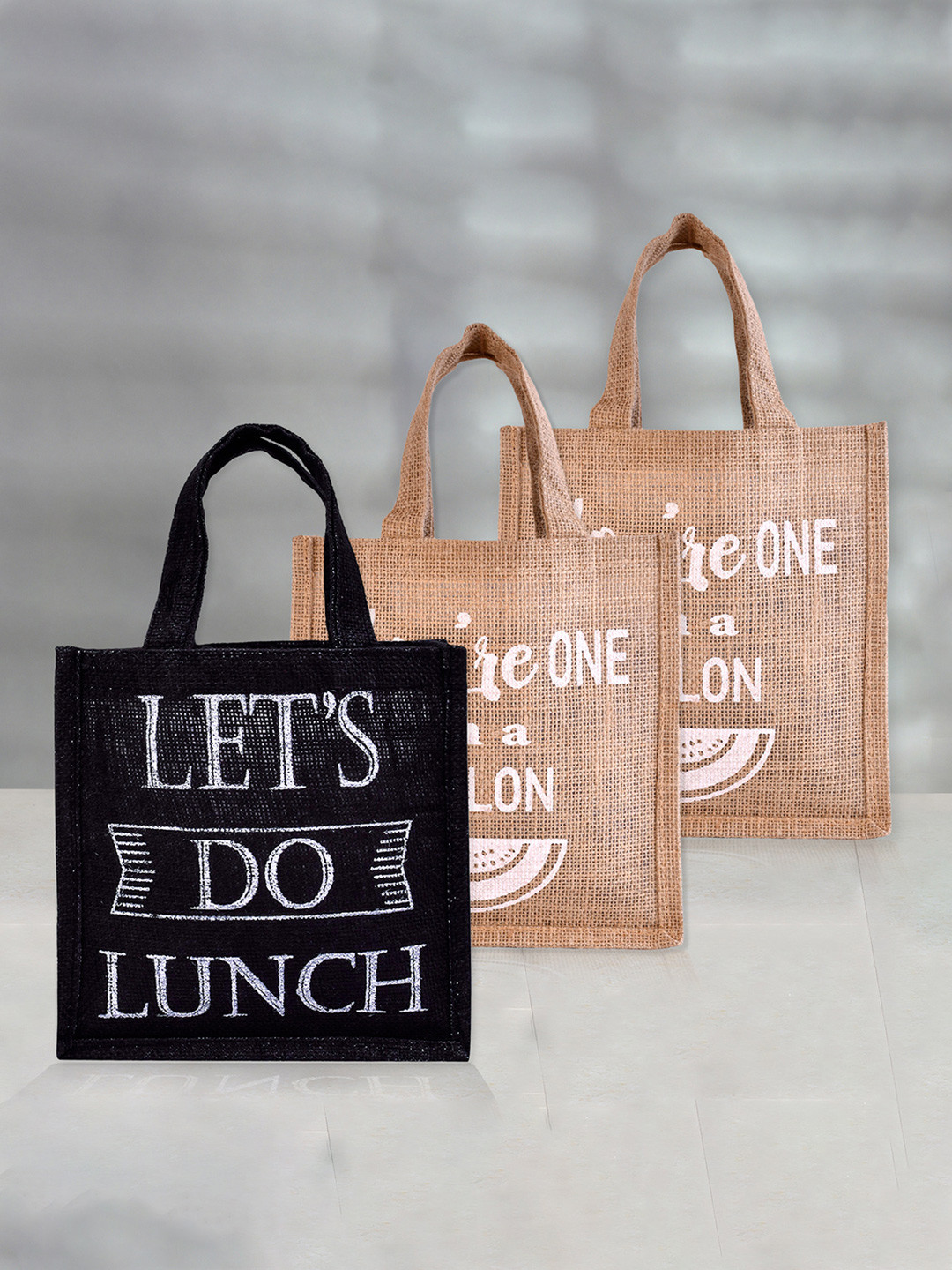 Kuber Industries Set of 3 Other Prints Lunch bags Travel Accessory
