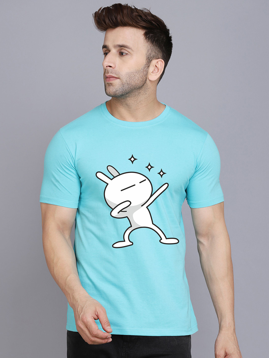 SLOWLORIS Bio Wash Graphic Printed Cotton T-Shirt