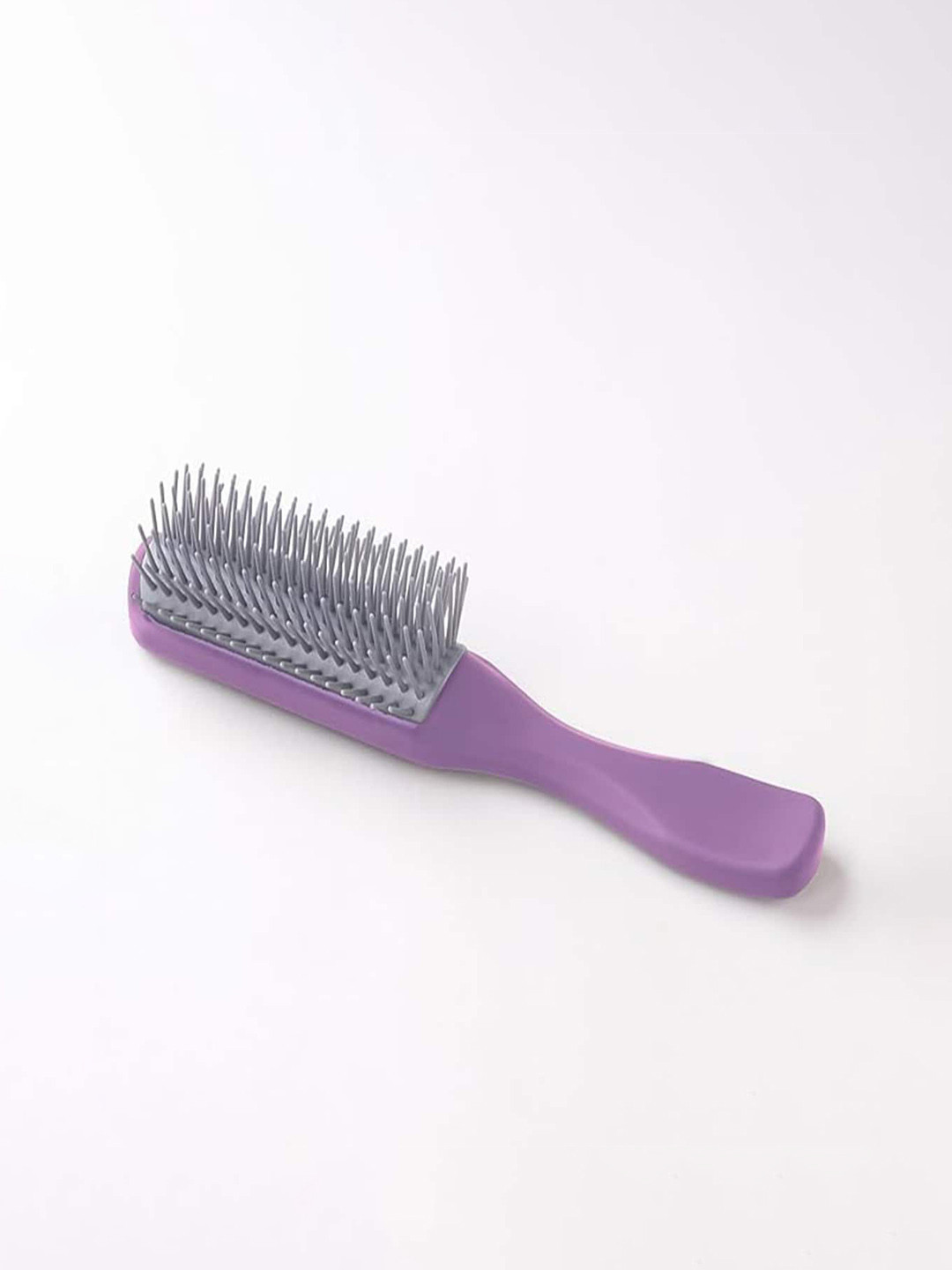 Kuber Industries Paddle Hair Brush for Curly Wavy Hair - Purple