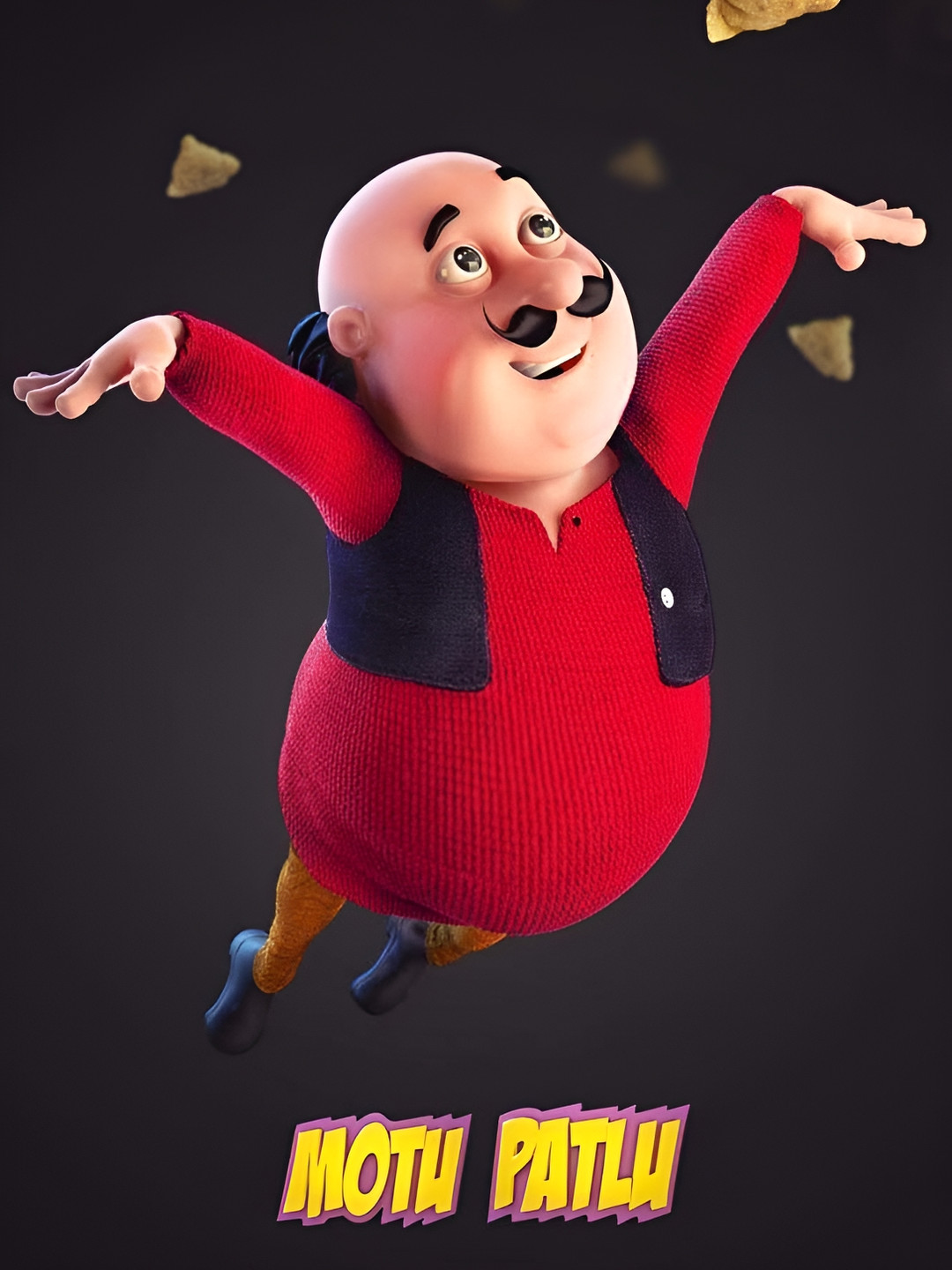 Wallpics Black & Red Motu Printed High Quality Waterproof Wall Poster