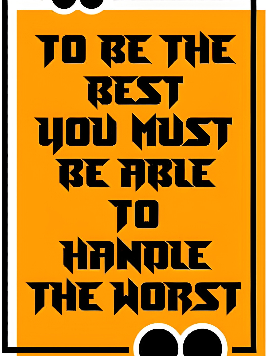 Wallpics Orange Colored & Black Printed High Quality Waterproof Wall Poster
