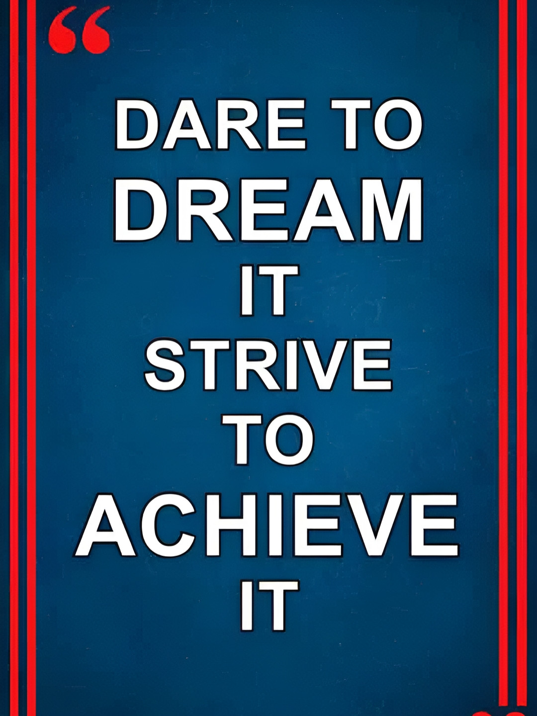 Wallpics Blue & White Quotes Painting Wall Sticker