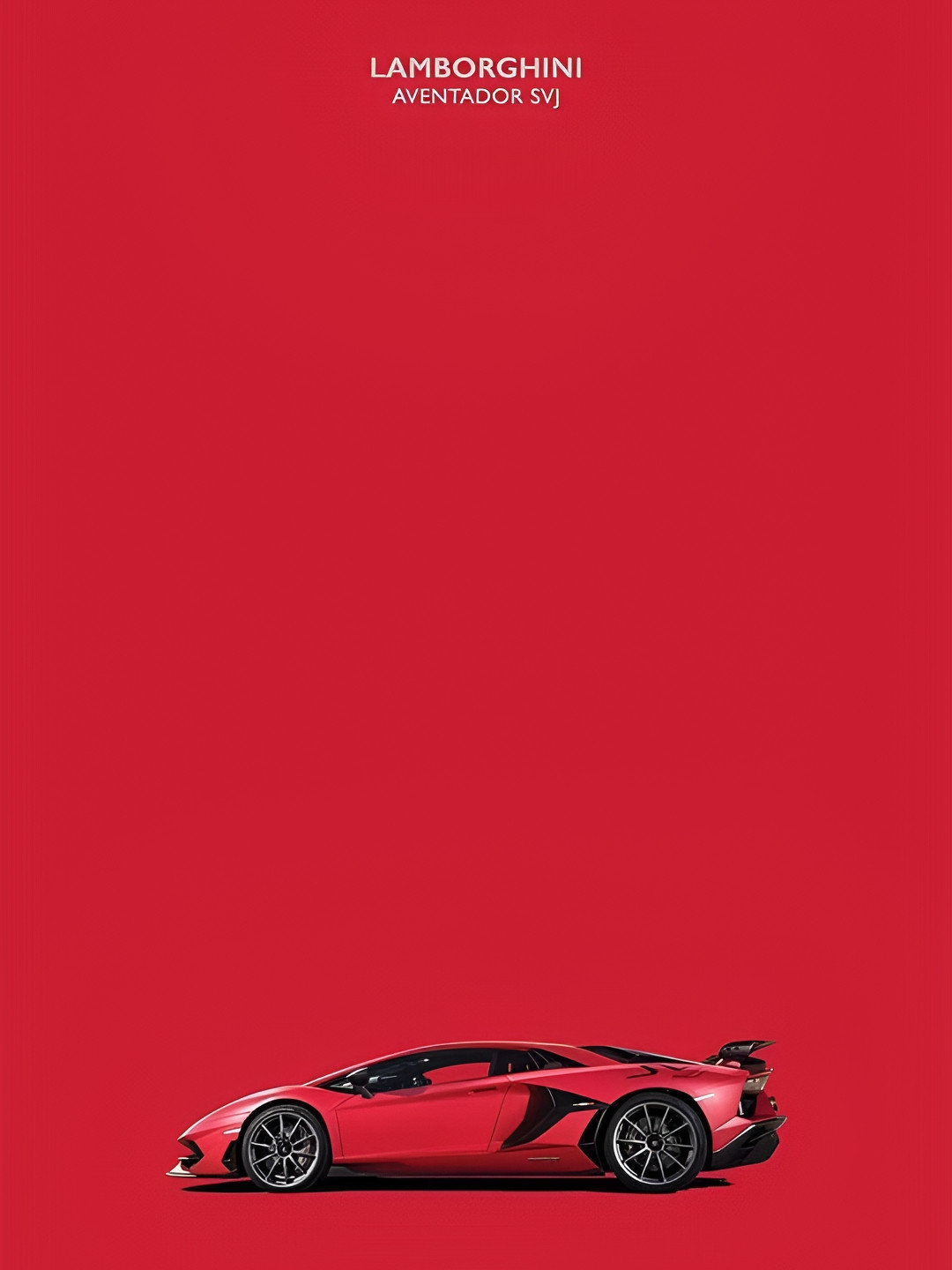 Wallpics Red Waterproof Wall Sticker