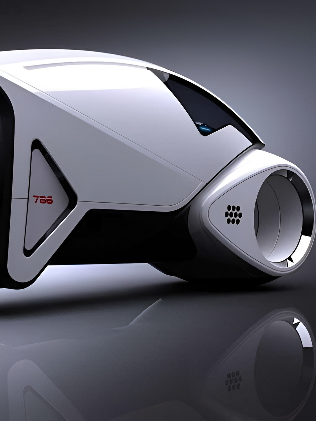 Wallpics Grey Printed High Quality Fully Waterproof Wall Sticker Poster