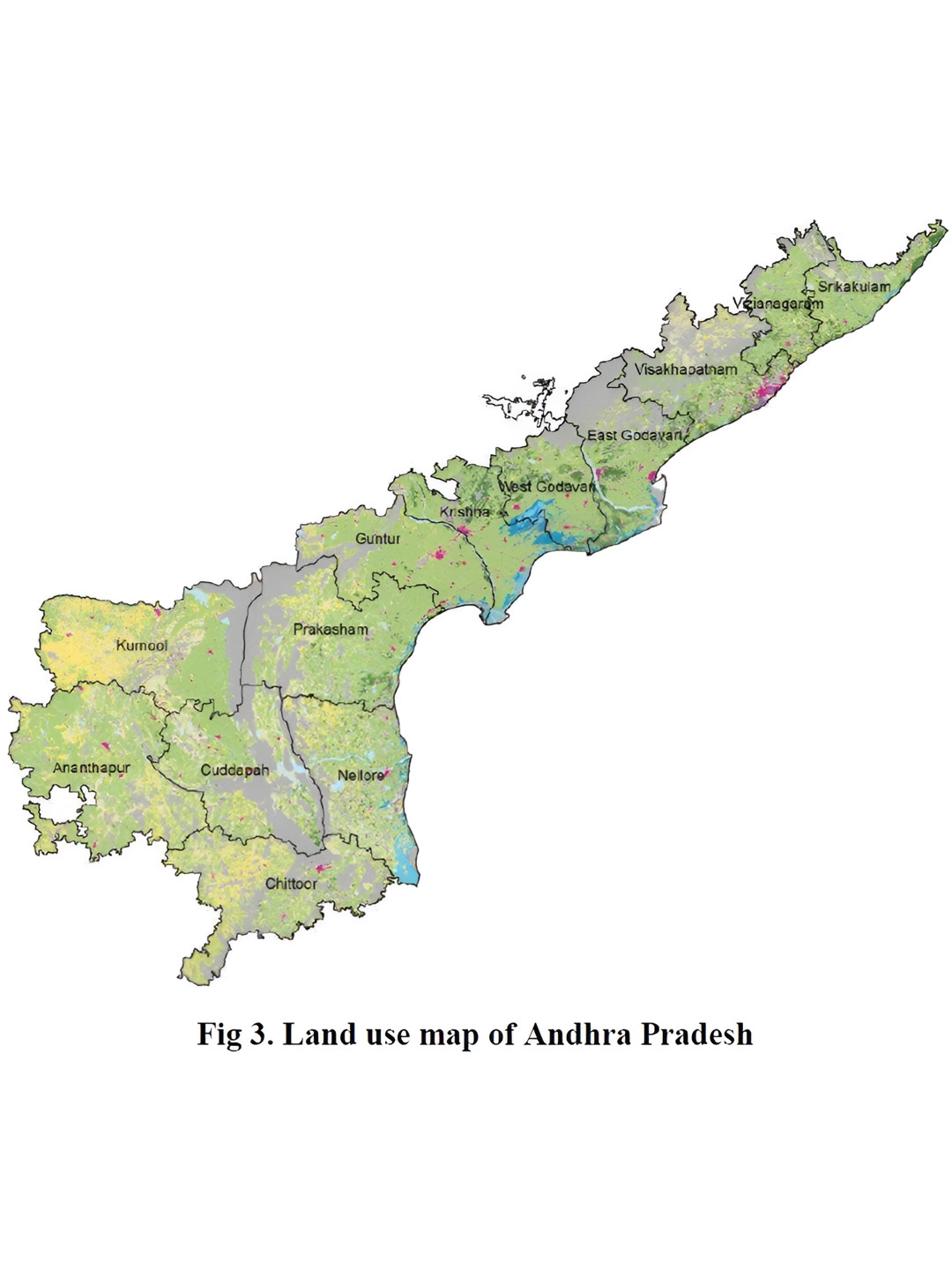 Wallpics Green & Yellow Map Printed Waterproof  Wall Sticker