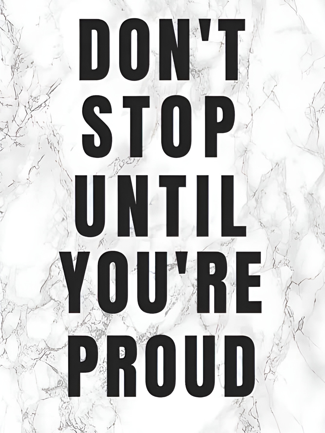 Wallpics White & BlackPrinted High Quality Waterproof Wall Sticker