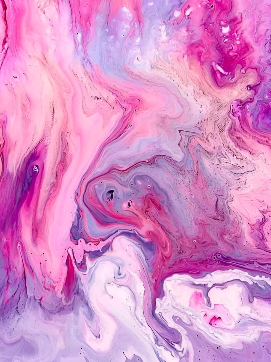 Wallpics Purple & Pink Abstract Printed Wall Poster