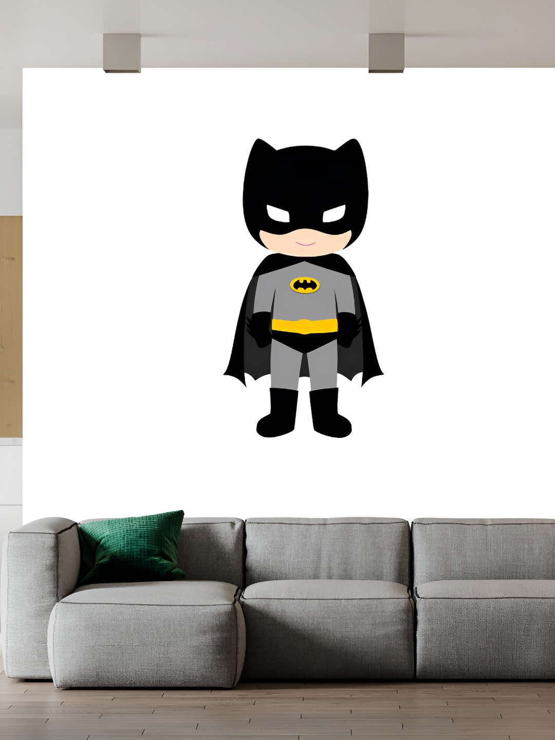 Wallpics White & Black Cartoon Characters Paper Paintings Wall Art