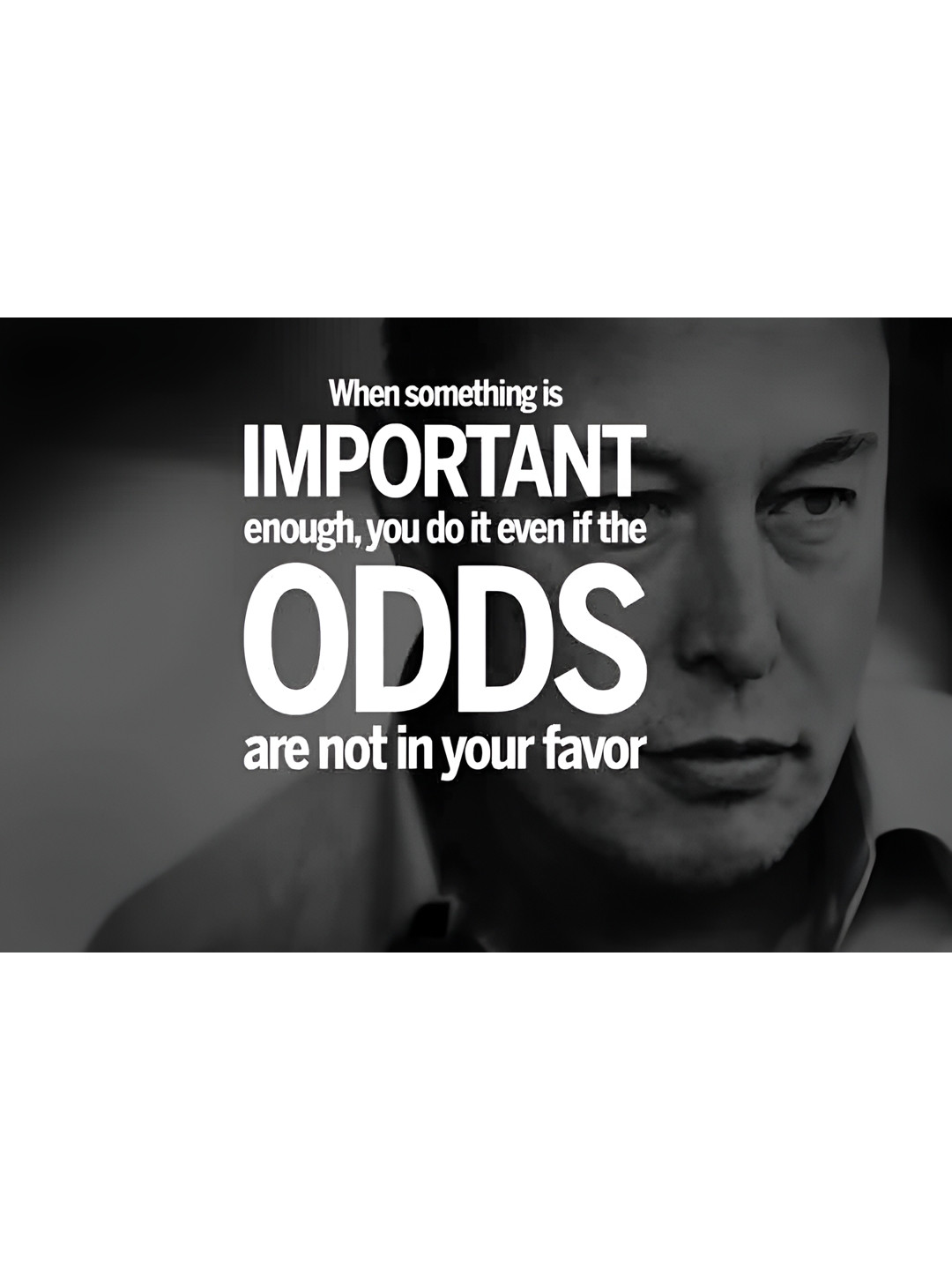 Wallpics Black & White Quotes Printed Waterproof  Wall Poster