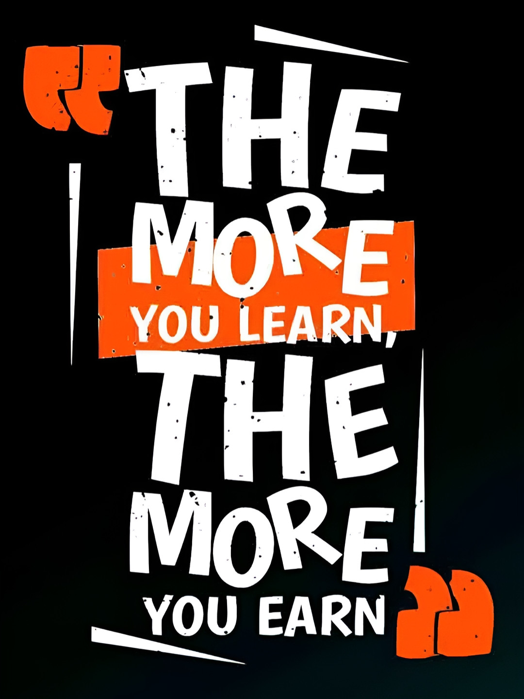 Wallpics Black & White Typography Printed Wall Poster