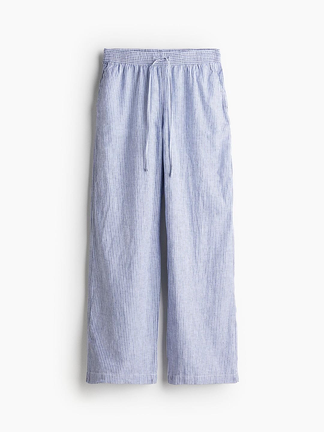 H&M Women Linen Blend Trousers - Trousers for Women 28528972 | Myntra