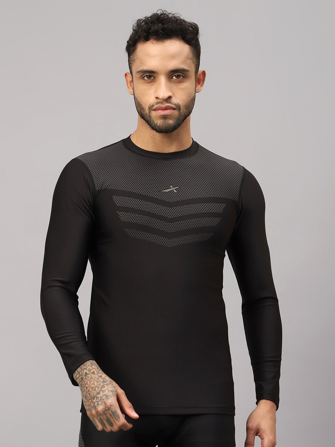 VECTOR X Printed Moisture Wicking Compression T-shirt