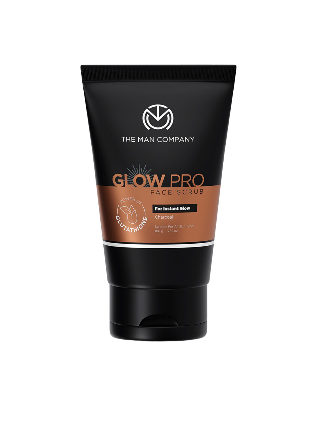 THE MAN COMPANY Glow Pro Face Scrub for Instant Glow & Gentle Exfoliation - 100g