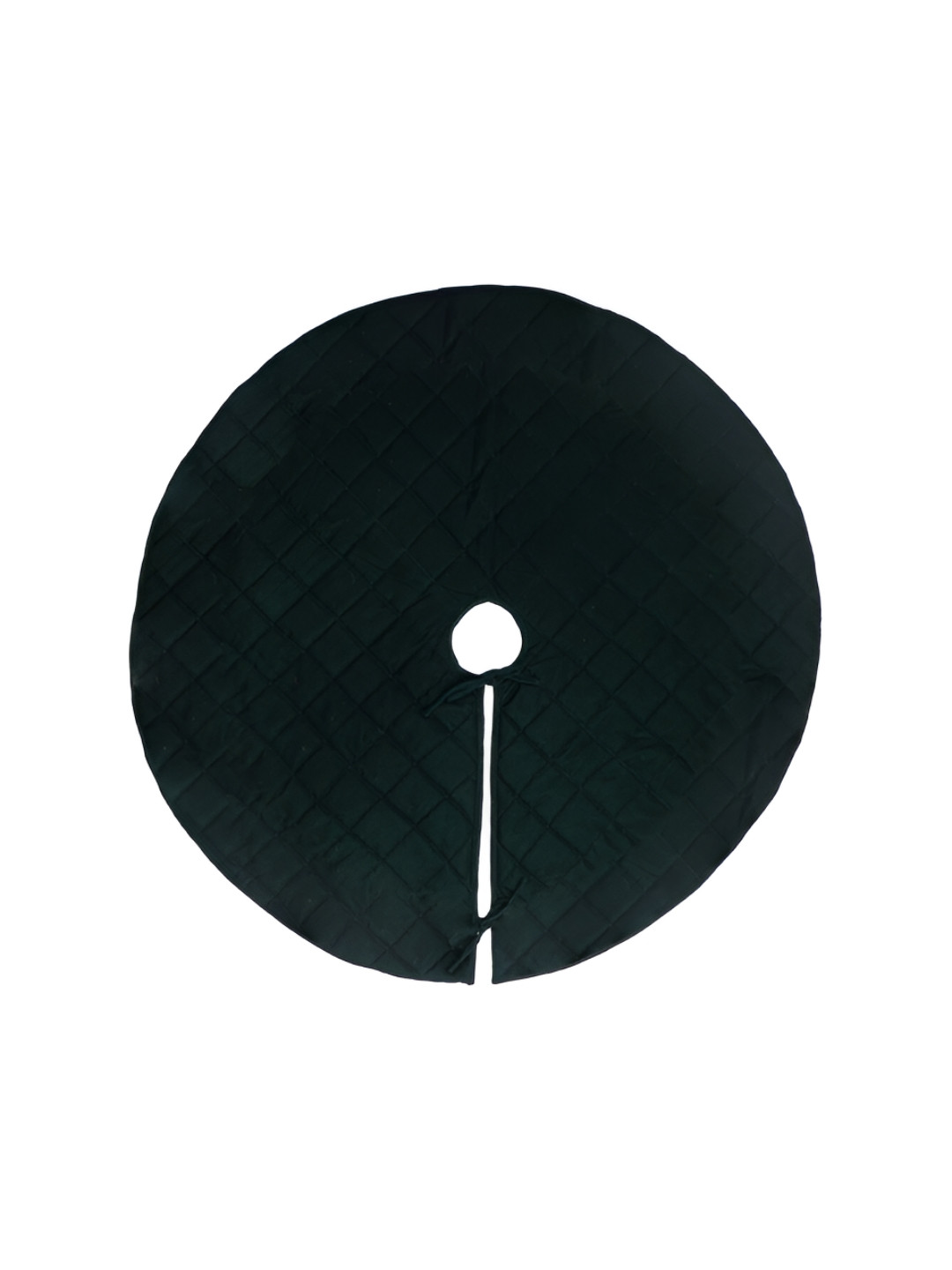 Home Heart Green Qulited Double Layered Christmas Tree Skirt Festive Decor