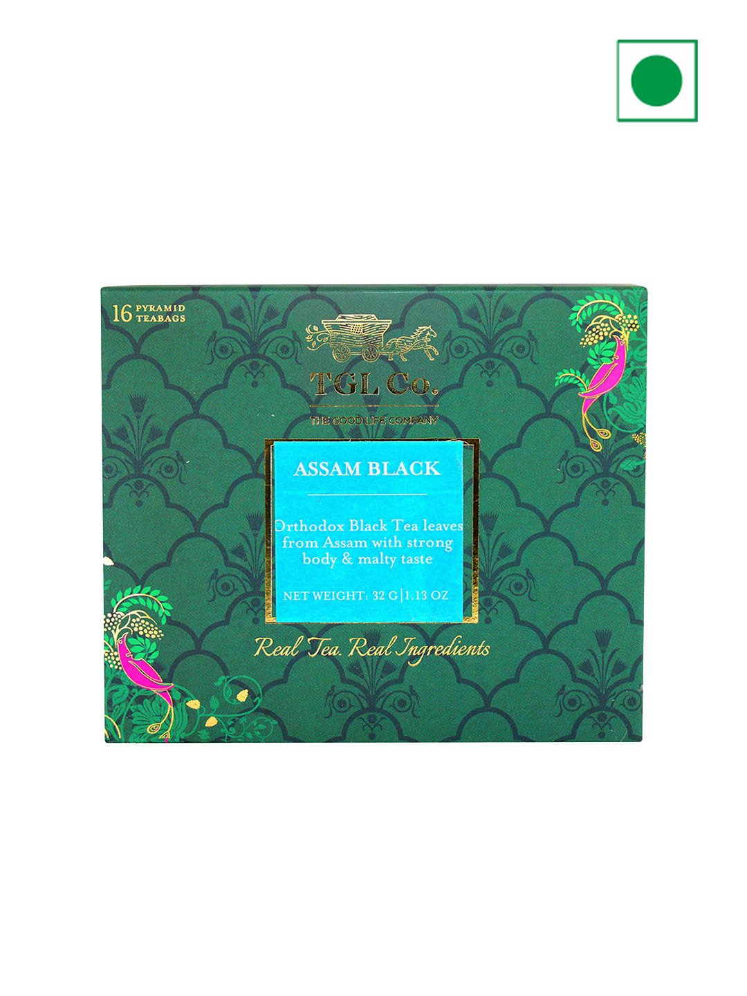 TGL Co. Pack Of 4 Assam Black Tea Bags - 32 G Each