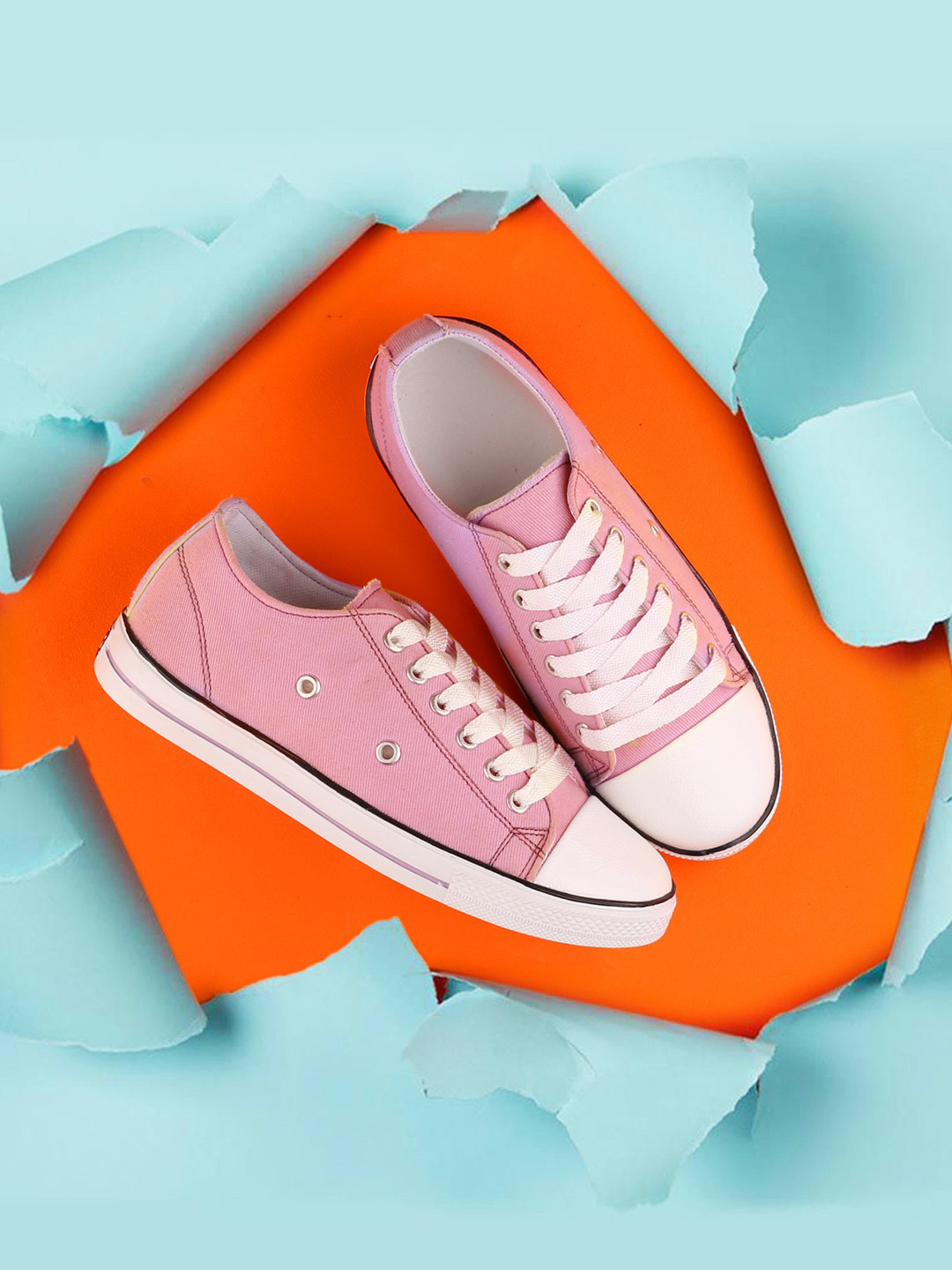 DEAS Women Colourblocked Lace Up Sneakers