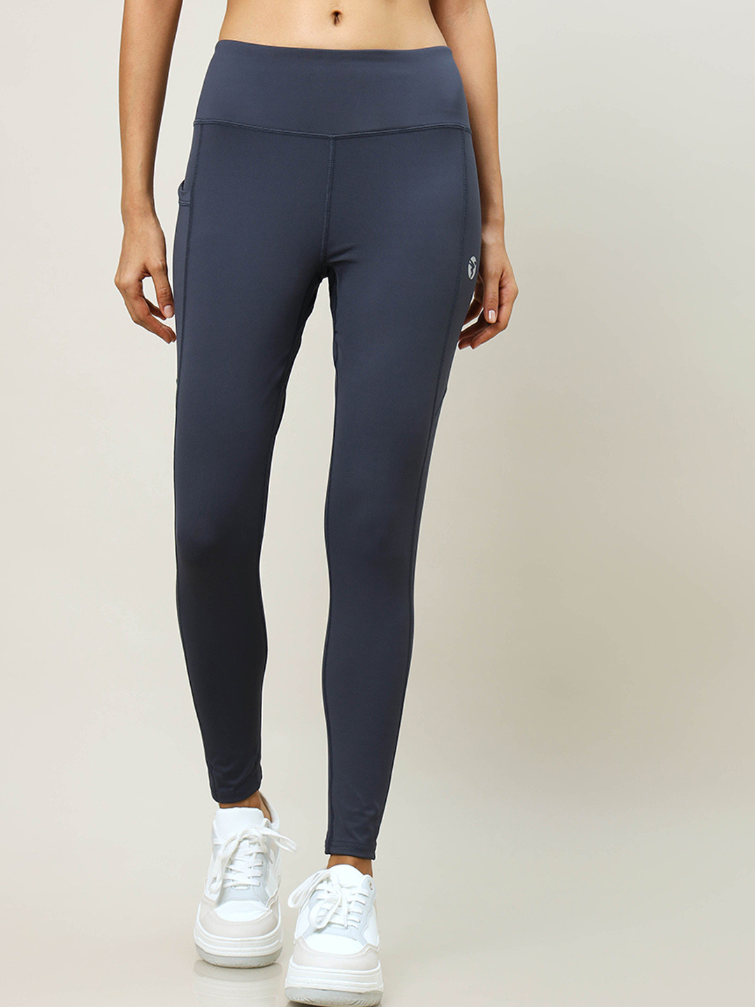 Technosport Women Anti-Microbial Dry-Fit Ankle-Length Gym Tights