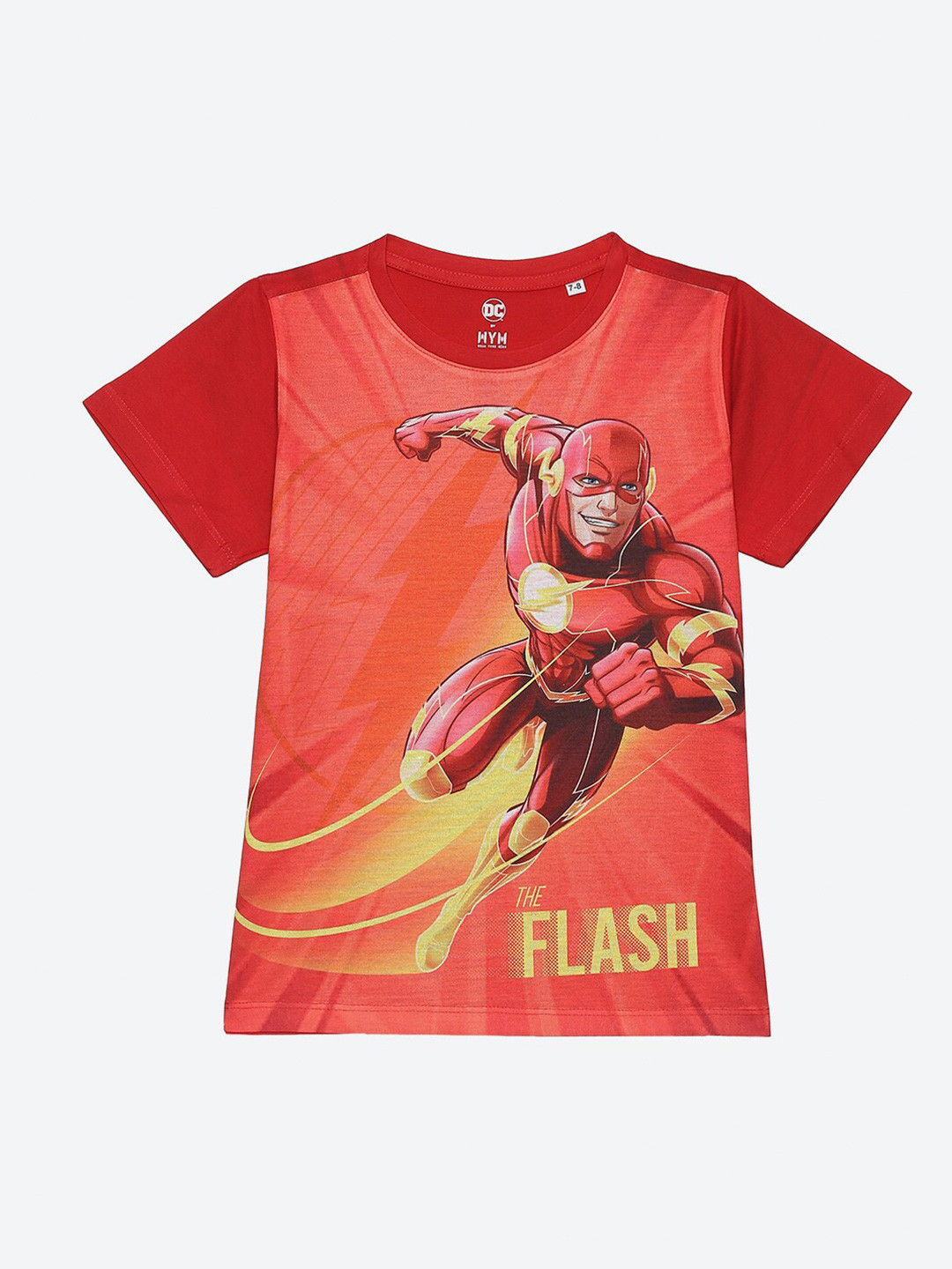 Wear Your Mind Boys Flash Superhero Printed Round Neck Casual T-shirt