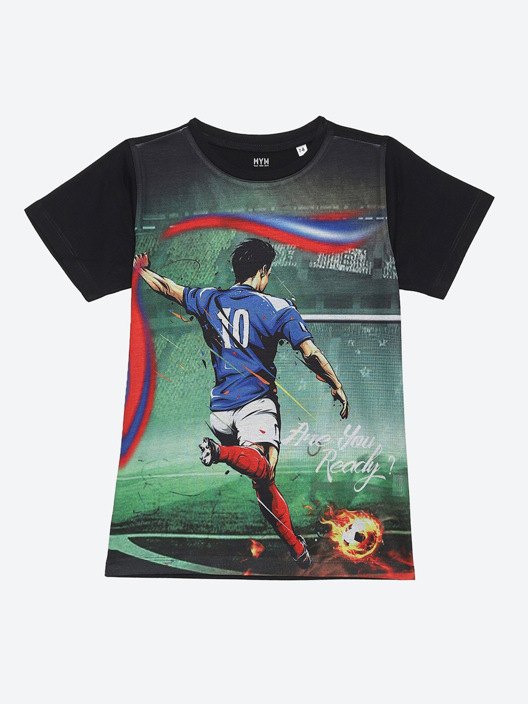 Wear Your Mind Boys Short Sleeves Printed T-shirt