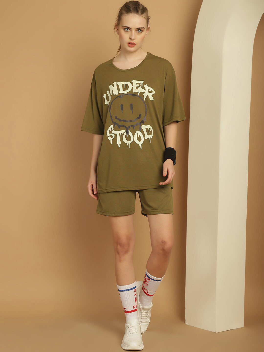 MACK JONNEY Typography Printed Oversized Tracksuit