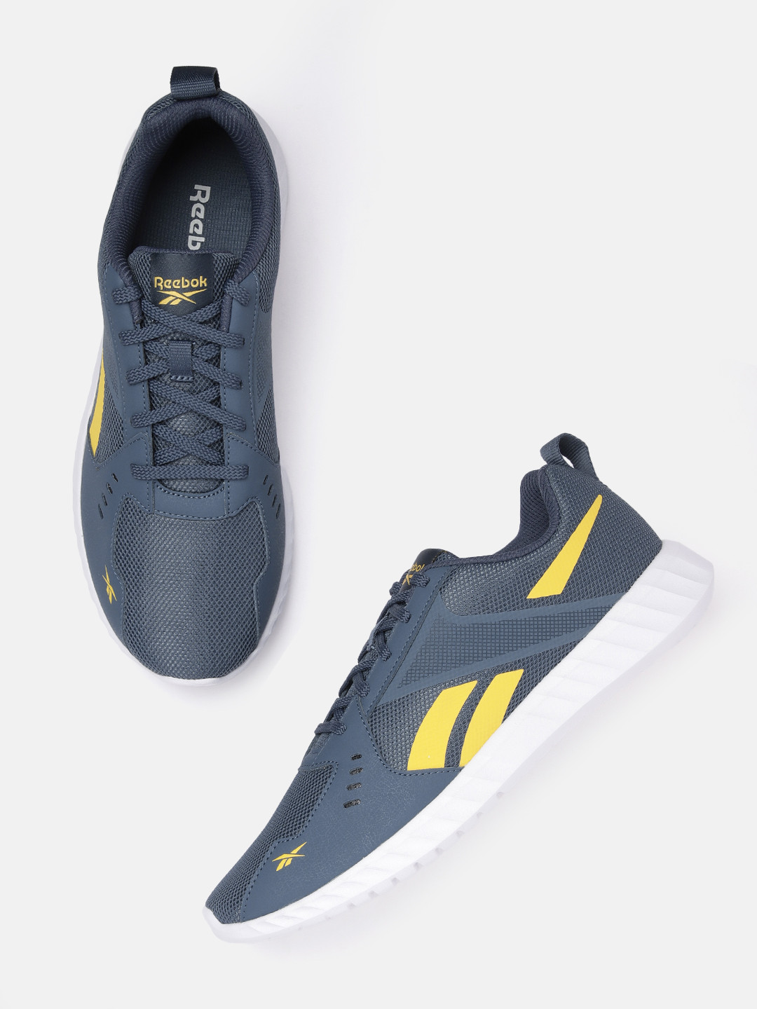 Reebok Men Woven Design Ripple Ignite Enhanced Running Shoes