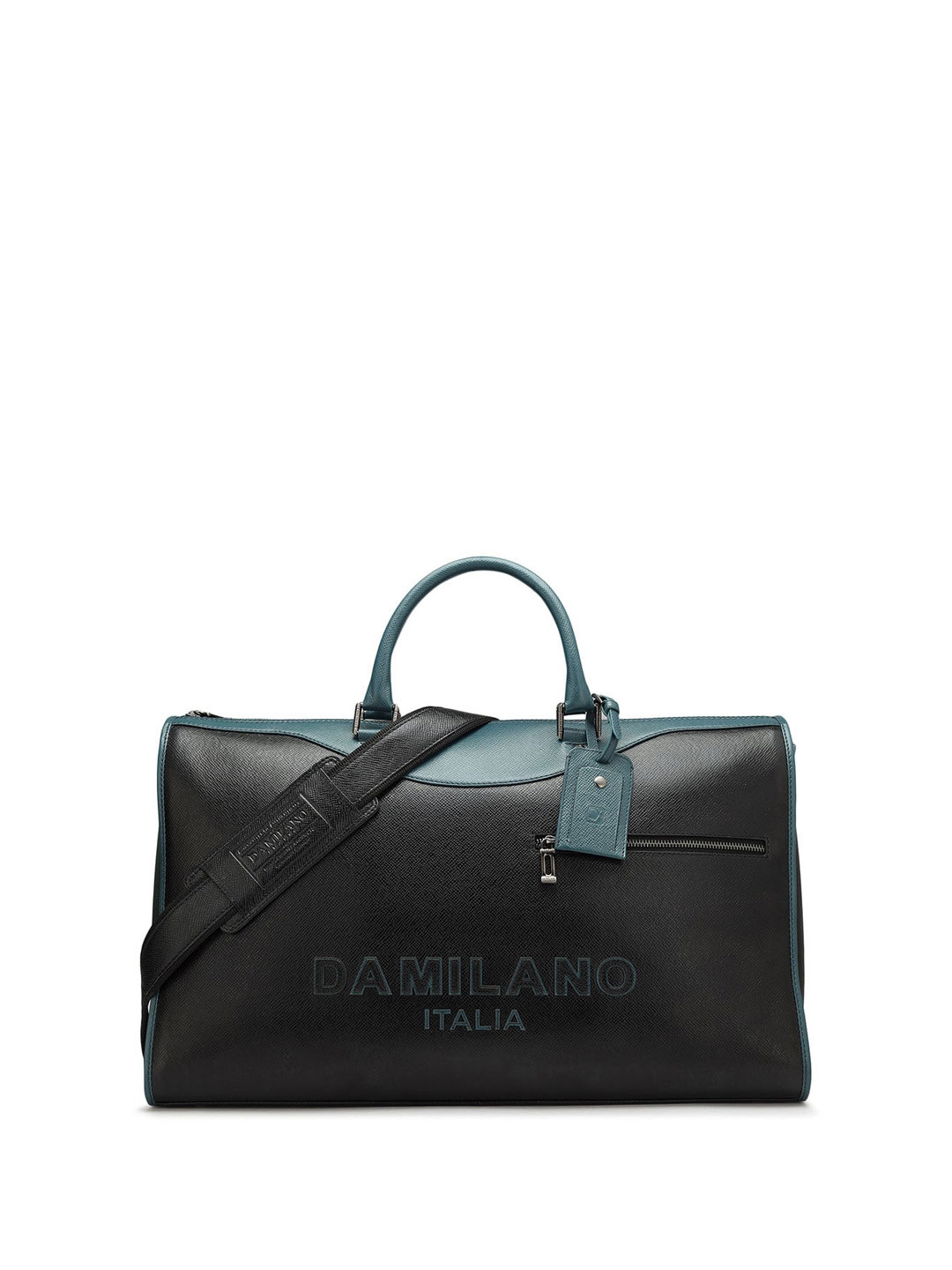 Da Milano Printed Medium Casual Leather Duffel Bag