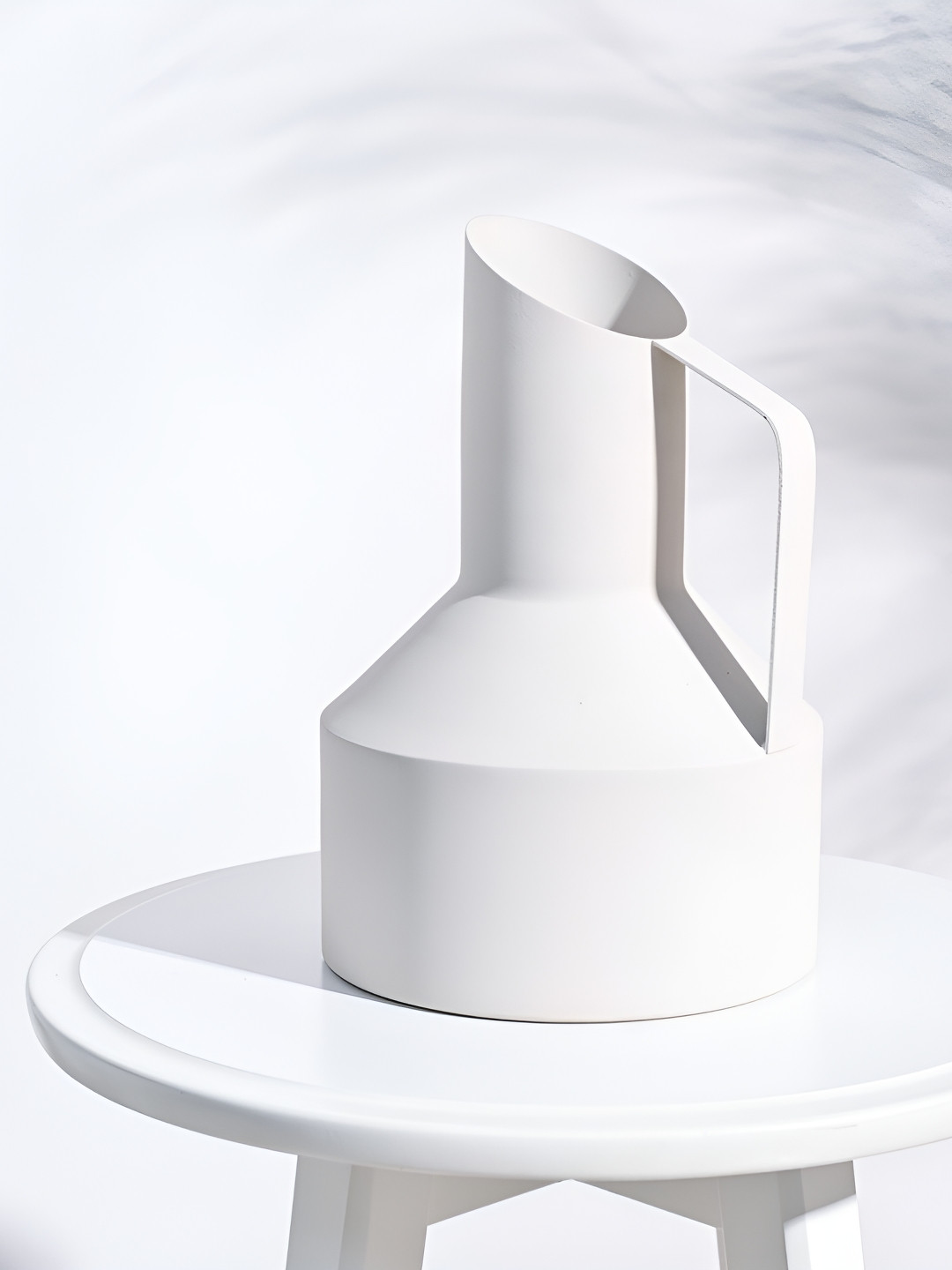 UGAOO White Stainless Steel Watering Pitcher