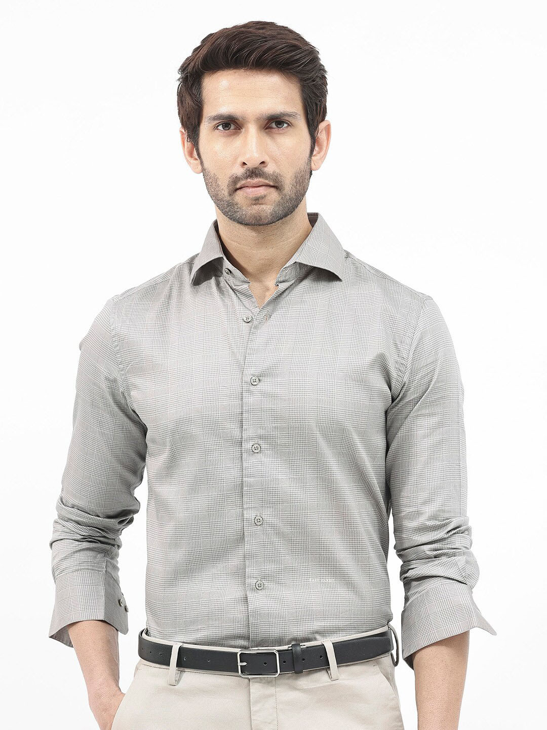 RARE RABBIT Men Marcon Checked Shirt