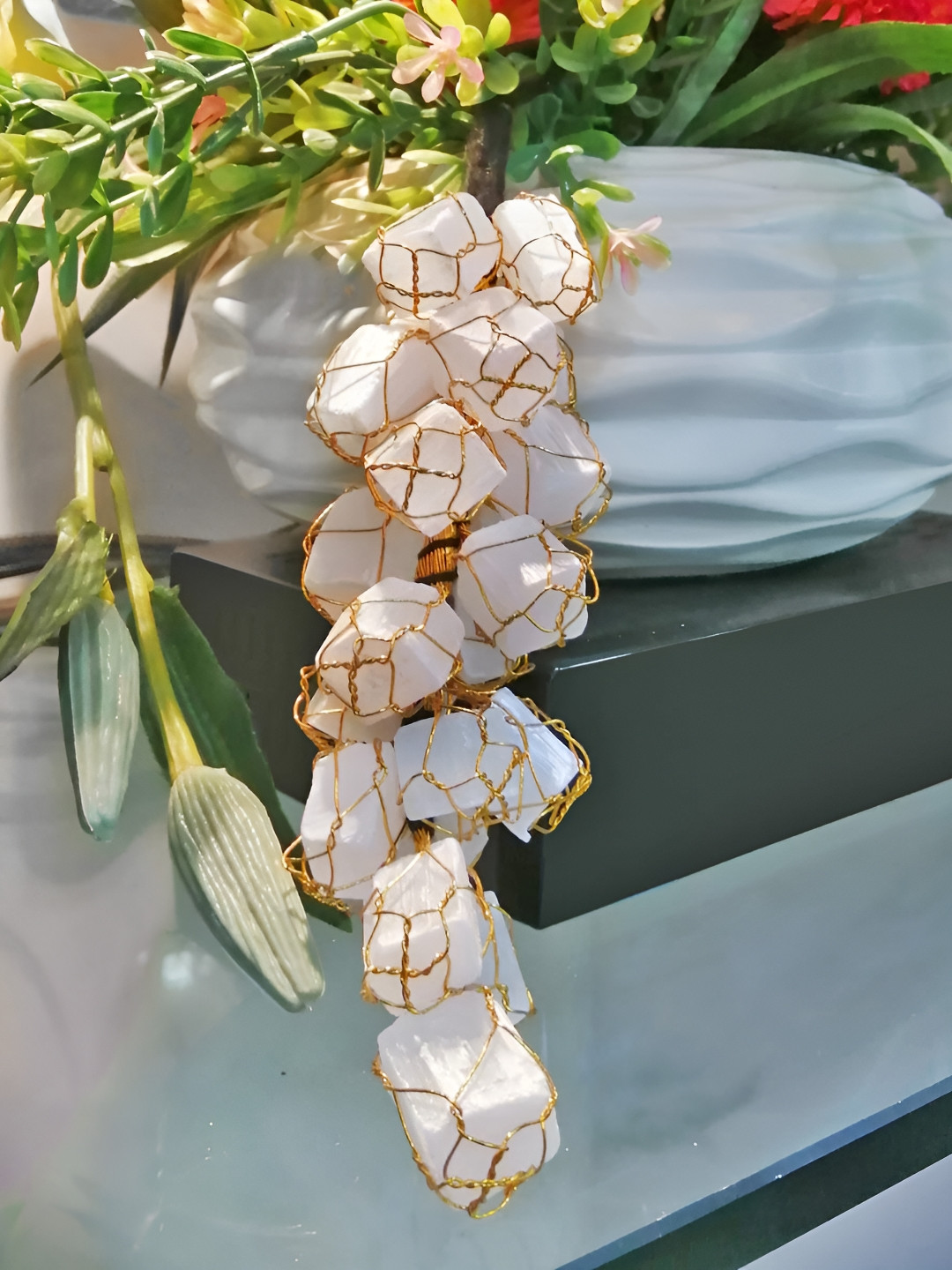 Shubhanjali Plastic Matte Hanging Hall Wall Hangings-4In