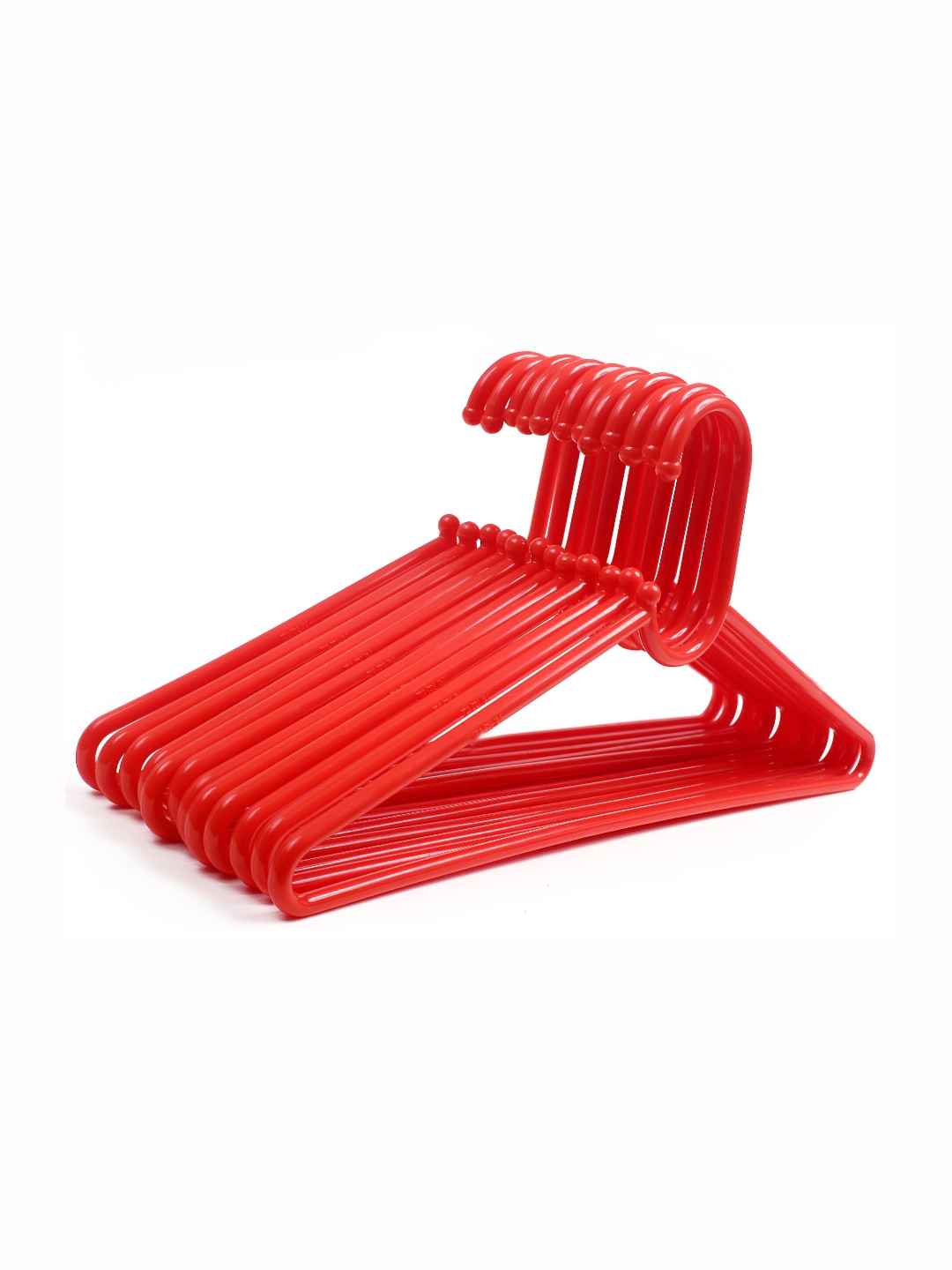 SINAL Red 12 Pieces Cloth Hangers