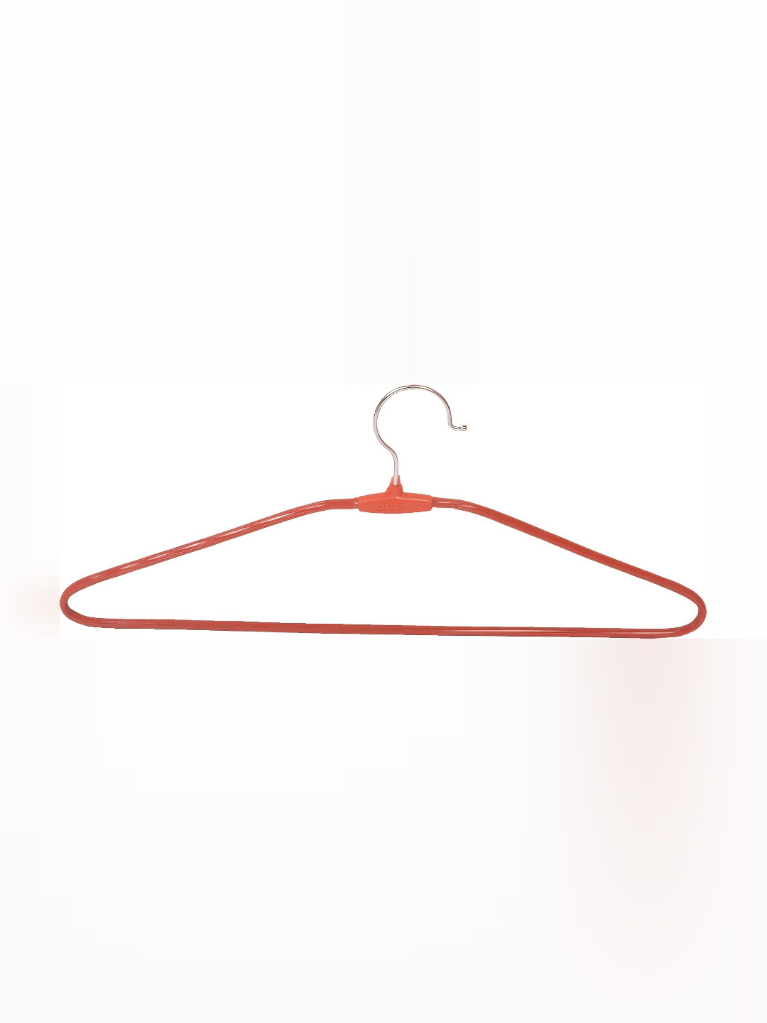 SINAL Orange-Colored 10 Pcs Steel Clothes Hanger