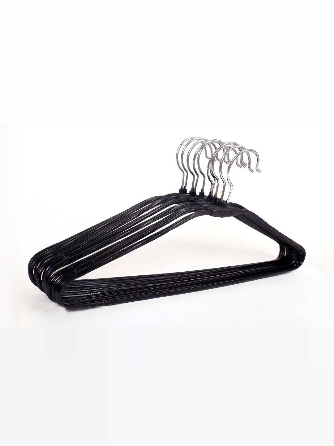 SINAL Black 10 Pieces Steel Clothes Hanger