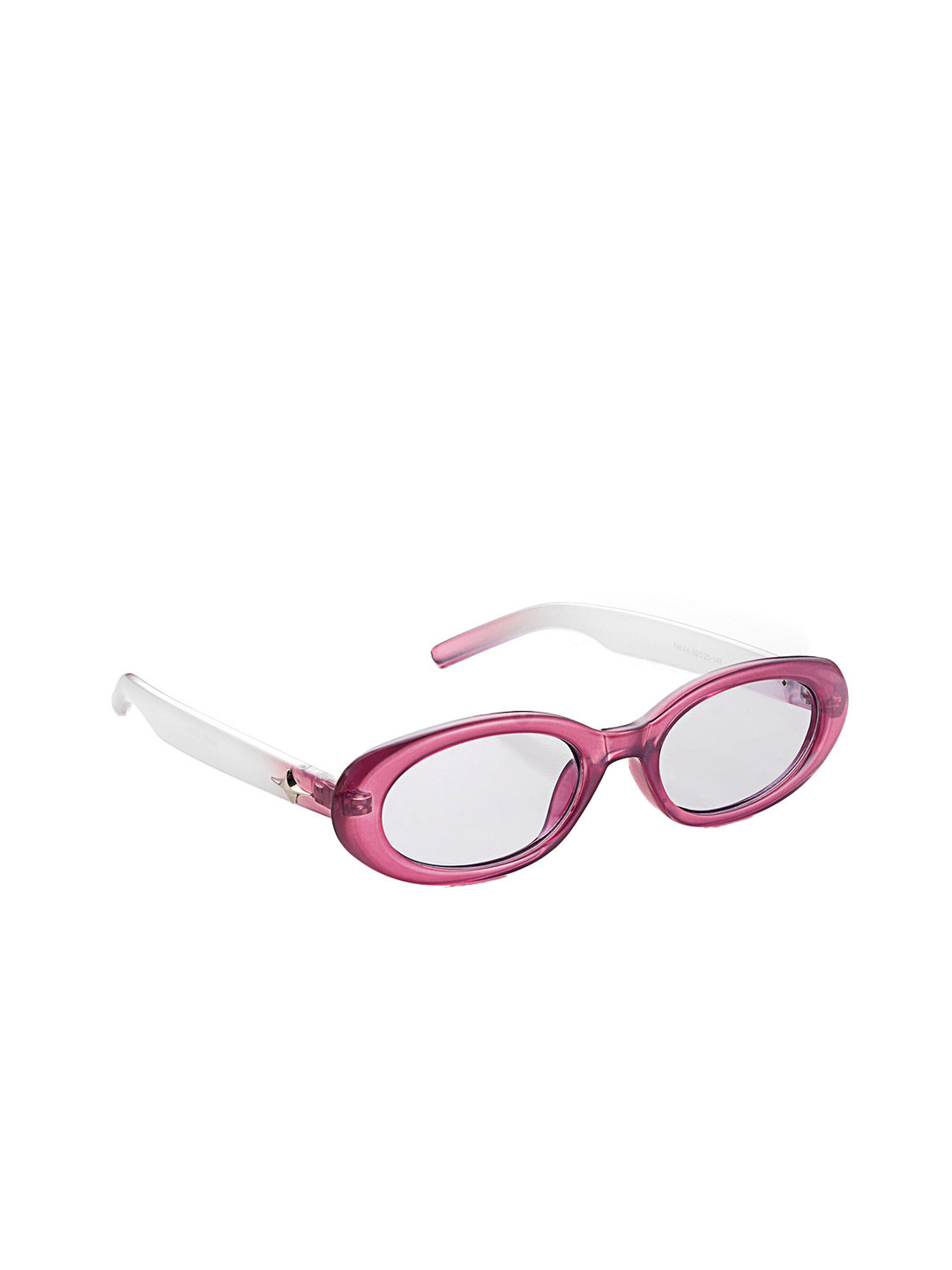 HASHTAG EYEWEAR Unisex Oval Sunglasses with UV Protected Lens 58044-C4