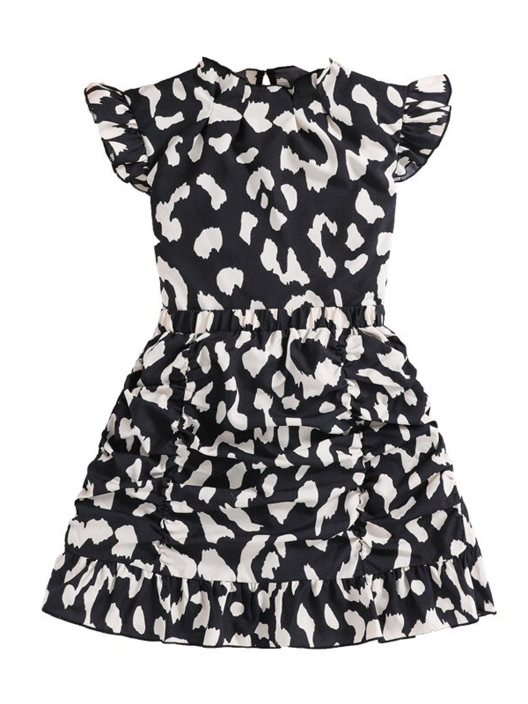 StyleCast x Revolte Girls Short Sleeves Printed Top with Skirt