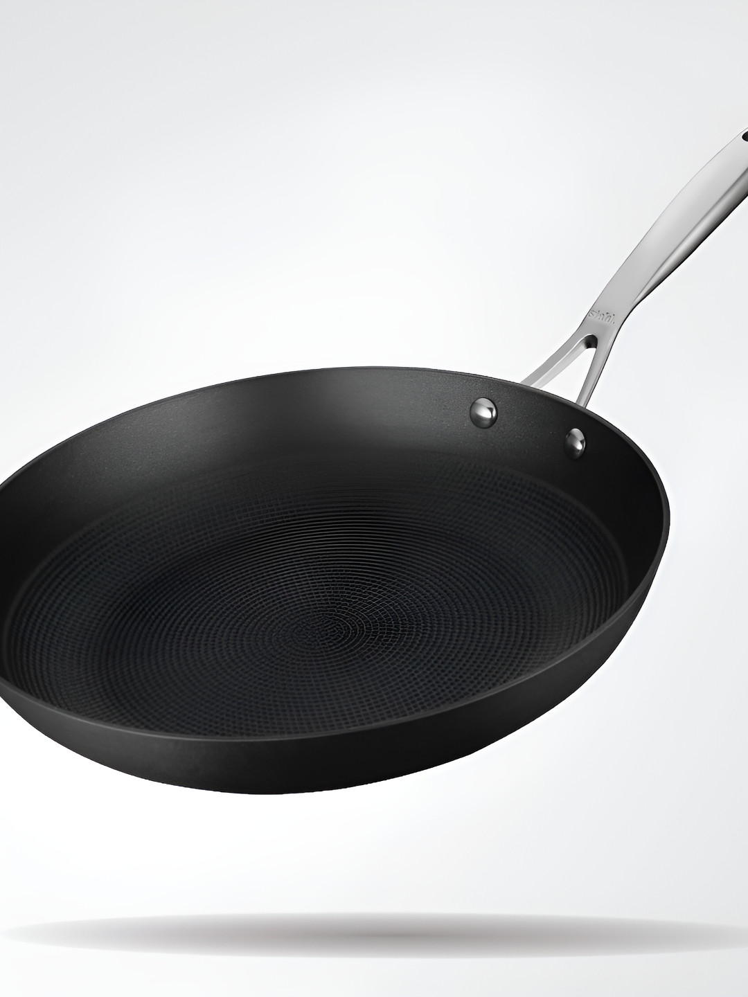 Stahl Black Cast Iron Induction Base Frypan