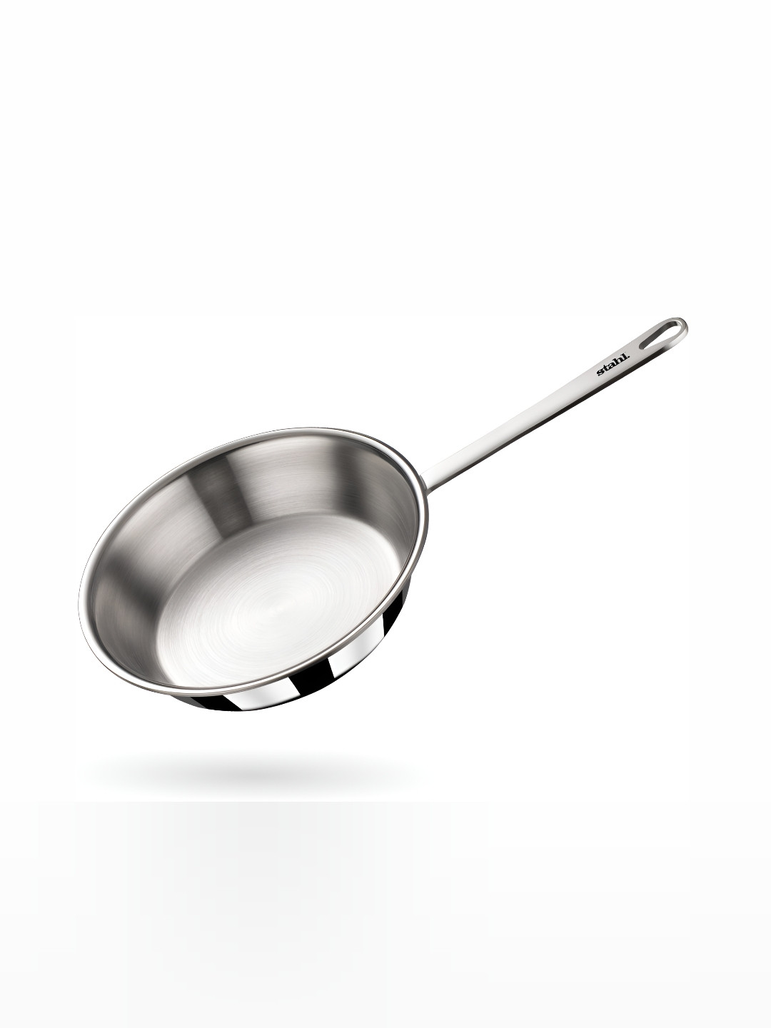 Stahl Steel Tri-Ply Stainless Steel Induction Base Frying Pan