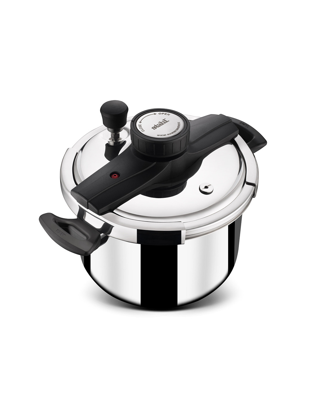 Stahl Versatil Tri-Ply Stainless Steel Induction Base Clip On Pressure Cooker-5 L