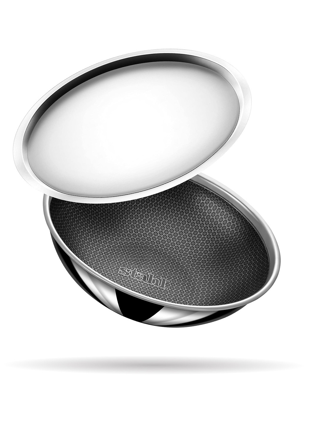 Stahl Hybrid Black Tri-Ply Stainless Steel Induction Base Tasla