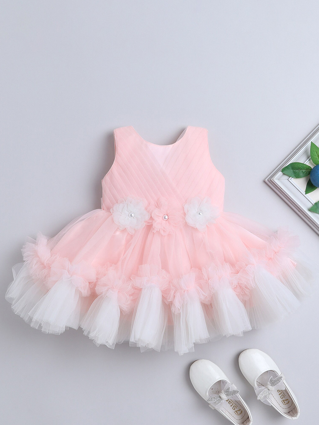 MANY FROCKS & Infants Girls Net Fit & Flare Dress