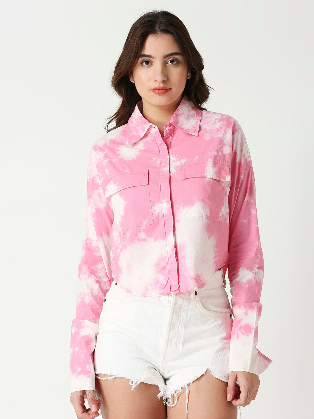 Remanika barbie doll Classic Abstract Printed Casual Regular Fit Shirt