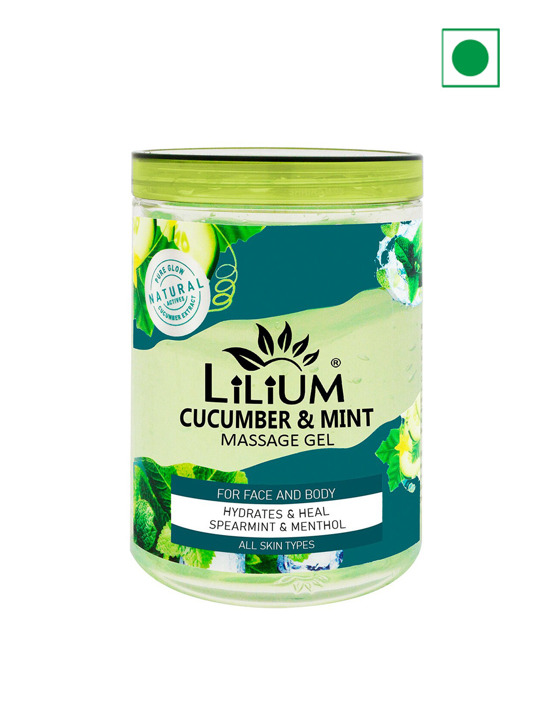 Lilium Cucumber & Mint Massage Gel For Refresh & Revitalize - 900ml