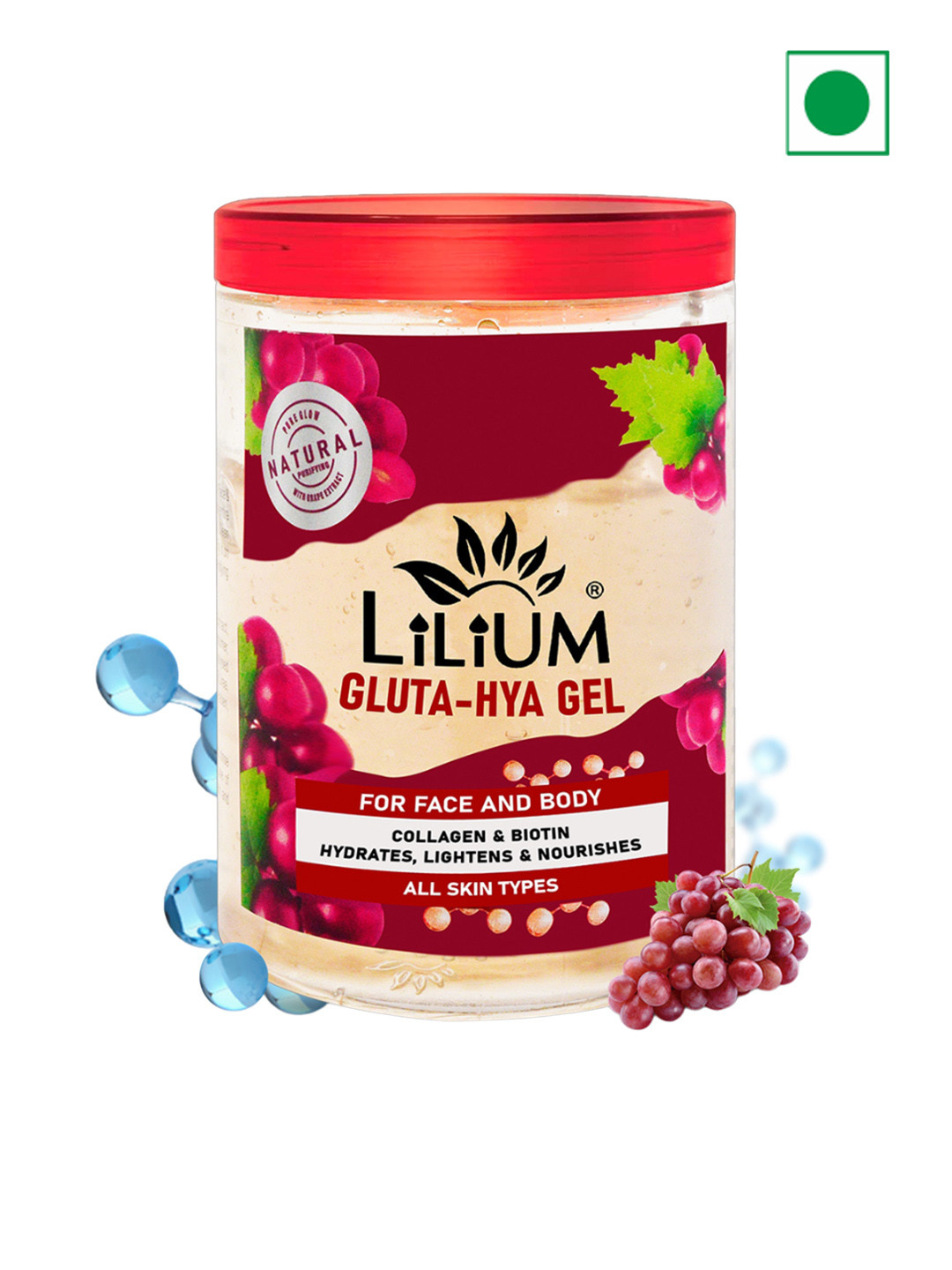 Lilium Gluta Hya Gel With Shea Butter For Moisturization - 900ml