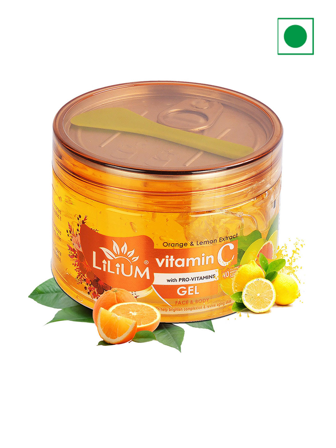 Lilium Orange & Lemon Extract Vitamin C with Pro-Vitamins Face & Body Gel - 250ml