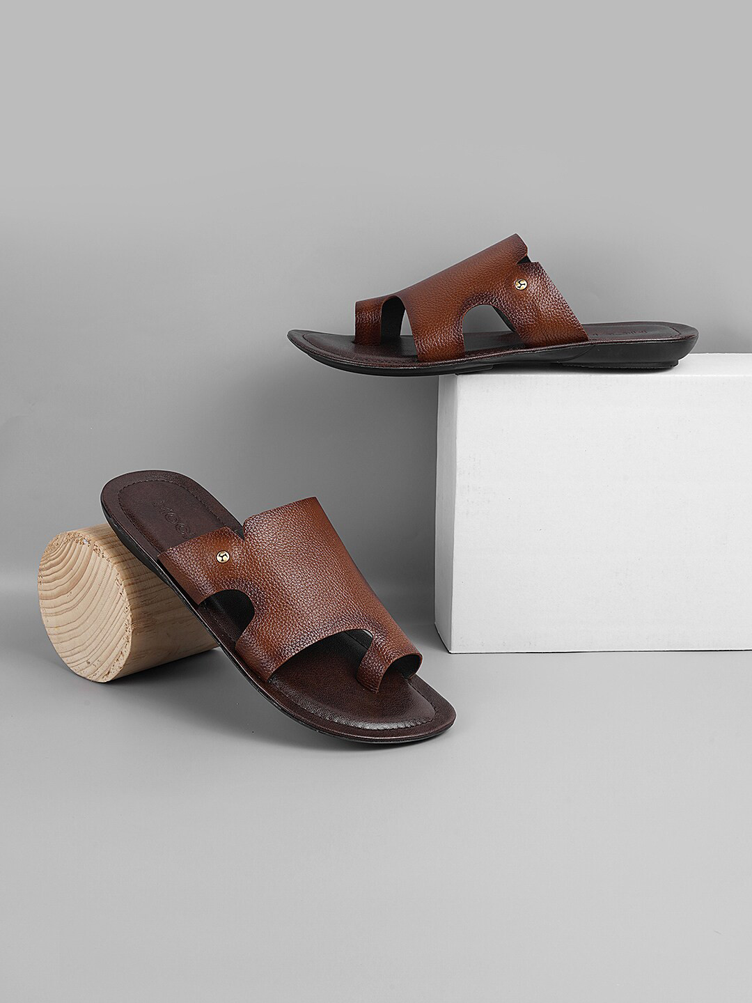 Mochi Men Leather Comfort Sandals