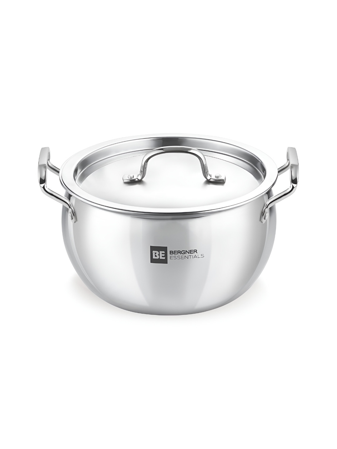 Bergner BE Essential TriPly Induction Base Stainless Steel 18 cm (3.2 L) Rice Handi
