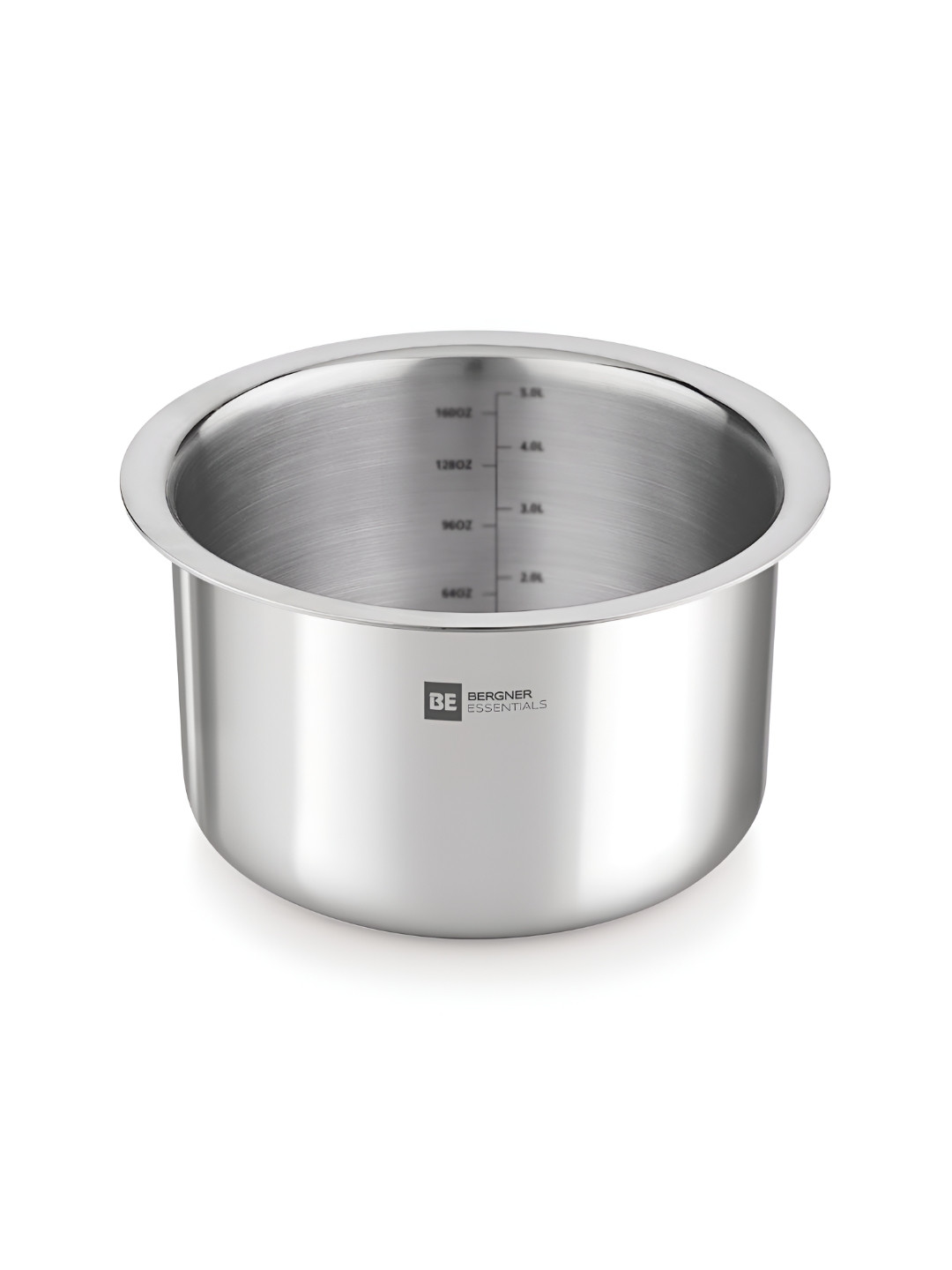 Bergner BE Essential TriPly Stainless Steel 20 cm (3.5 L) Induction Bottom Tope